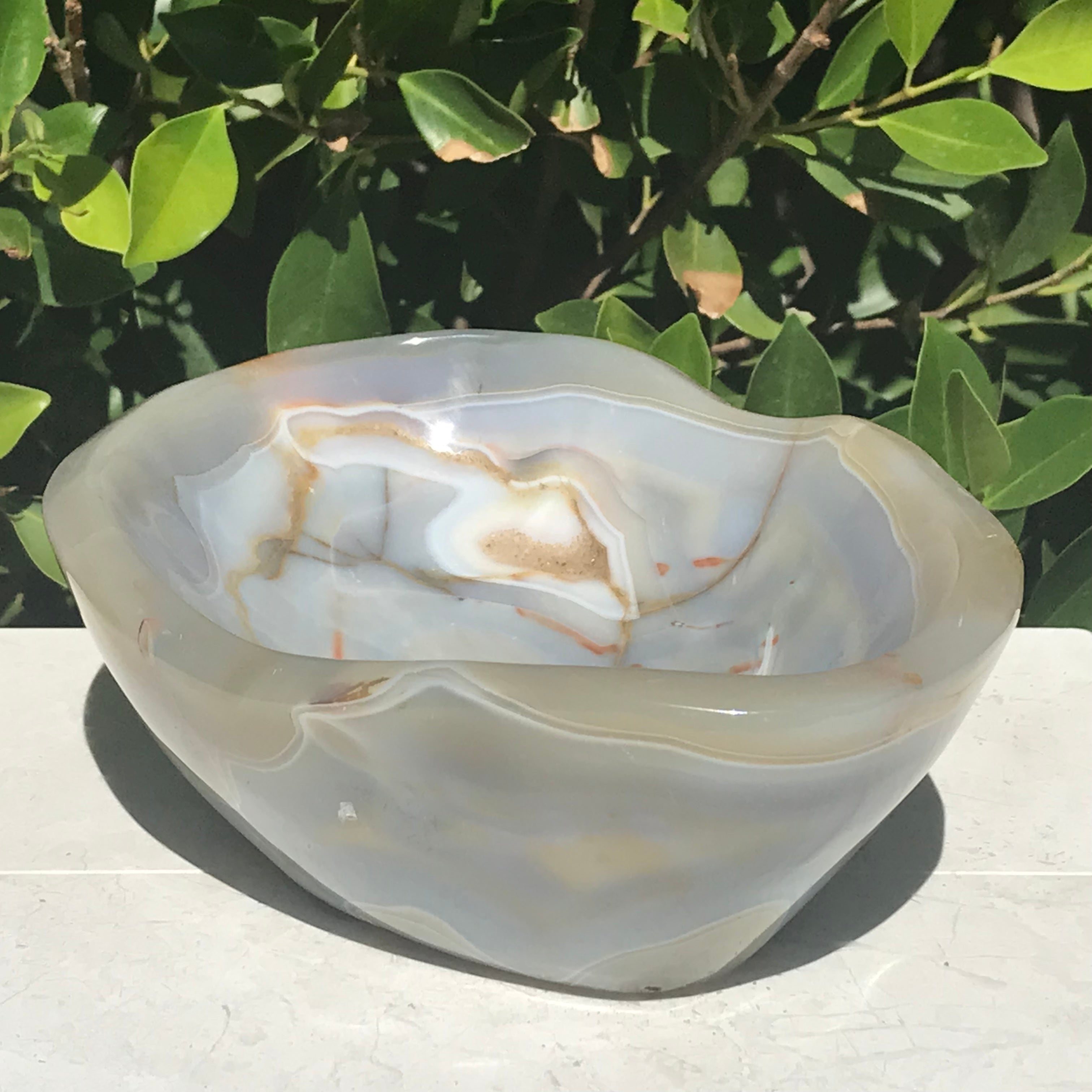 Pastel Banded Agate Bowl