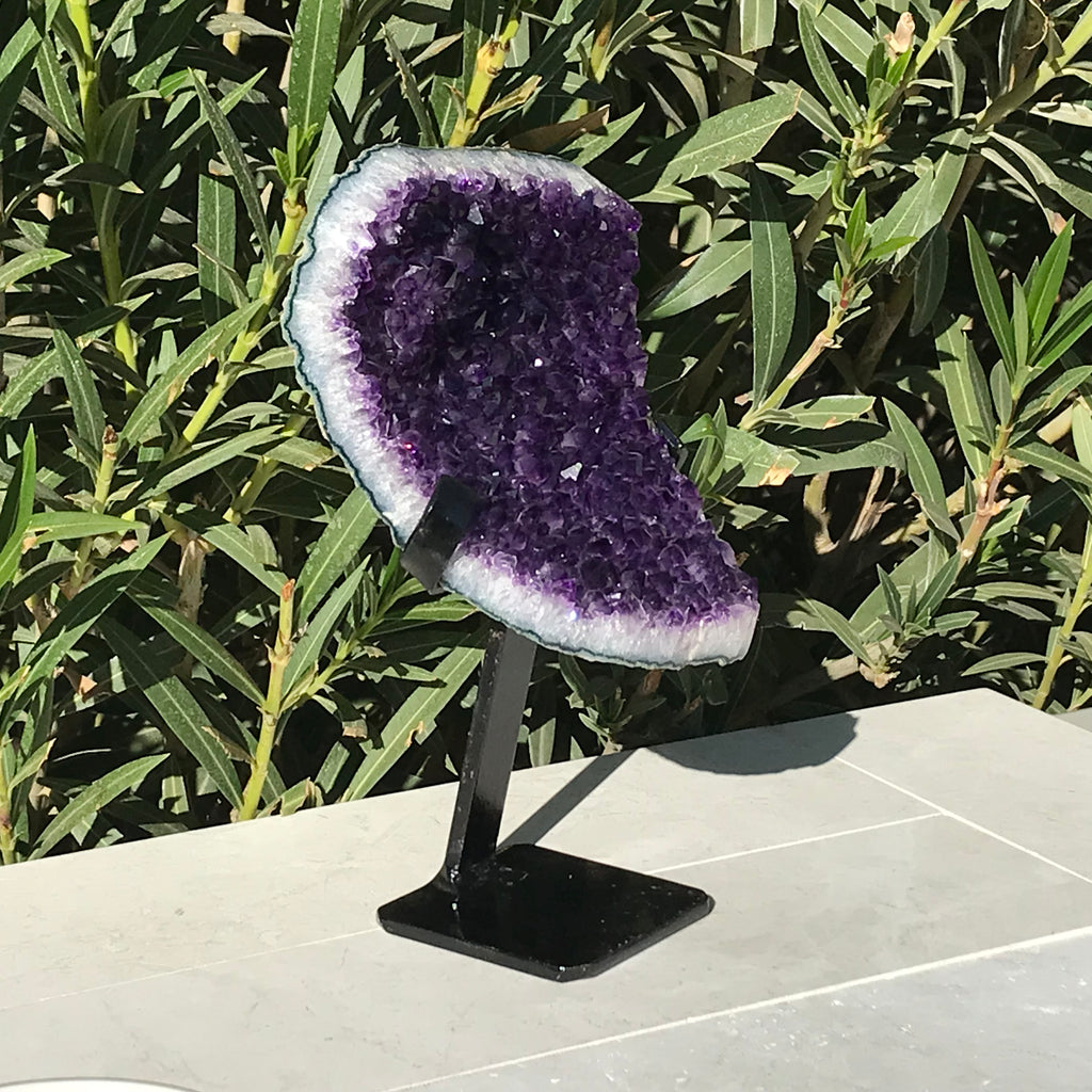 Pristine Crystal Faced Amethyst Freeform