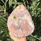 Teardrop Shaped Rose Amethyst Freeform