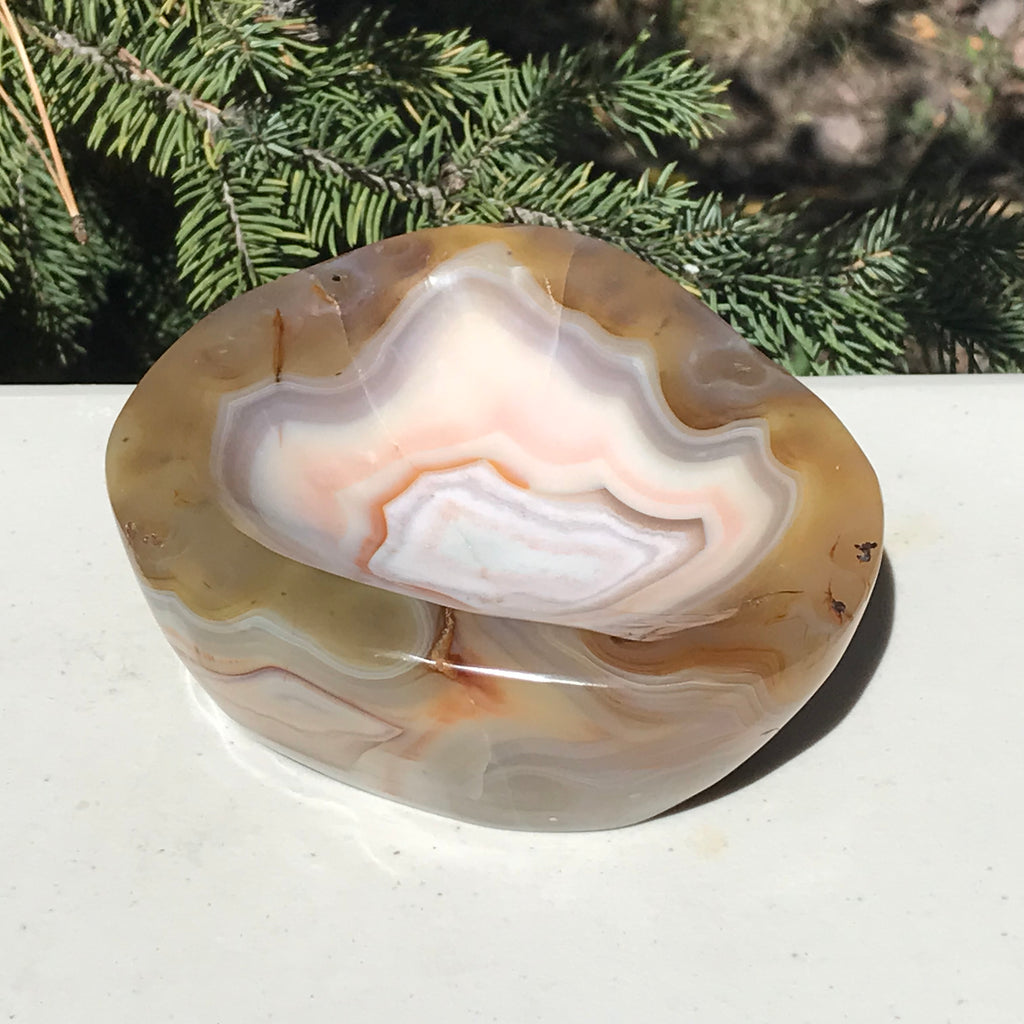 Colorful Banded Agate Bowl
