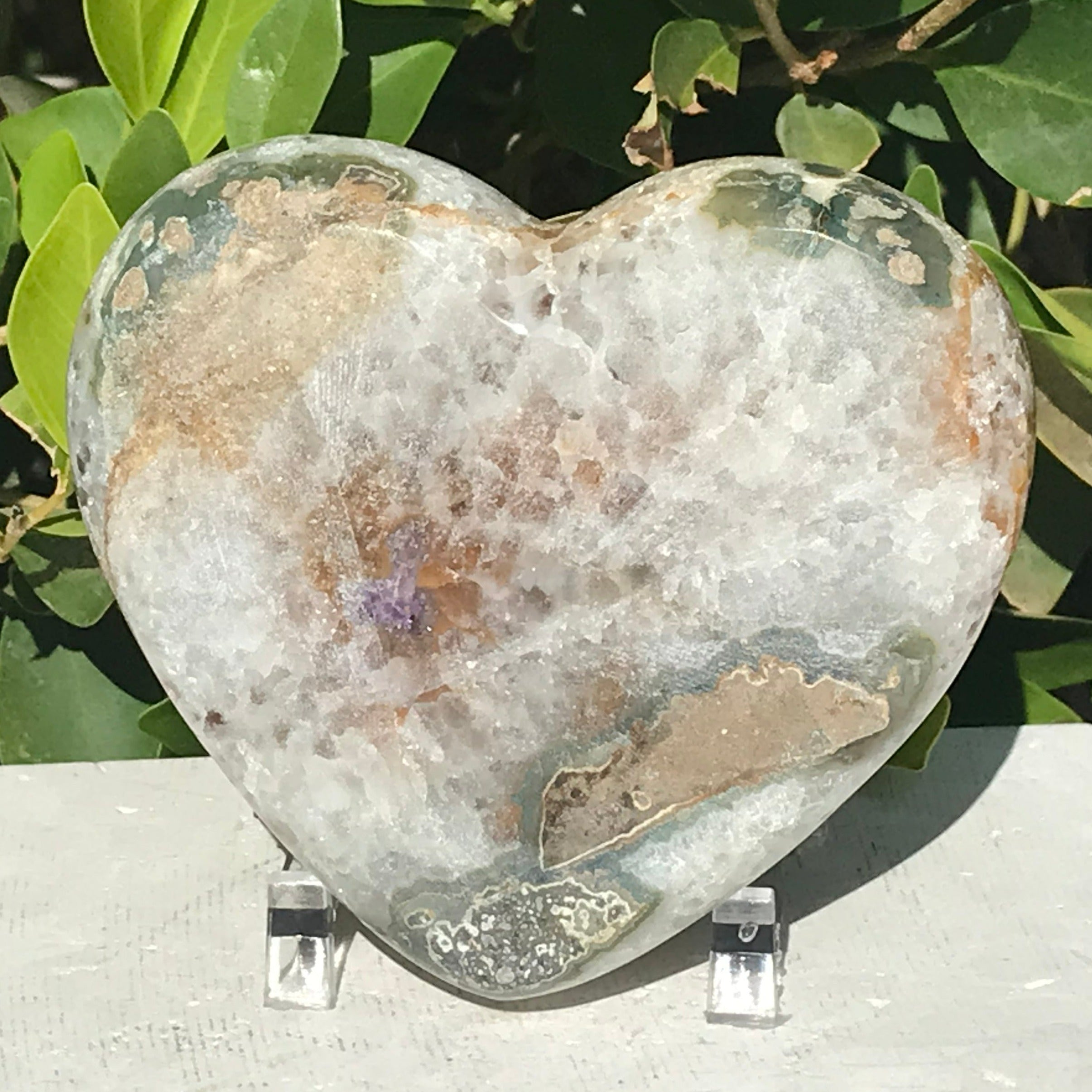 Uruguayan Amethyst Heart