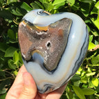 Multicolored Brazilian Agate Heart