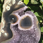 Artistic Amethyst and Agate Sculpture