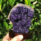 Spherical Amethyst Faced Freeform