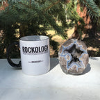 Standing Crystal Lined Dugway Geode