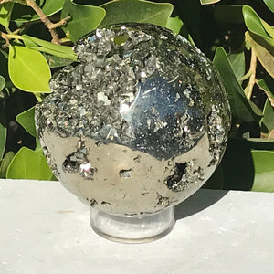 Shiny Peruvian Pyrite Sphere