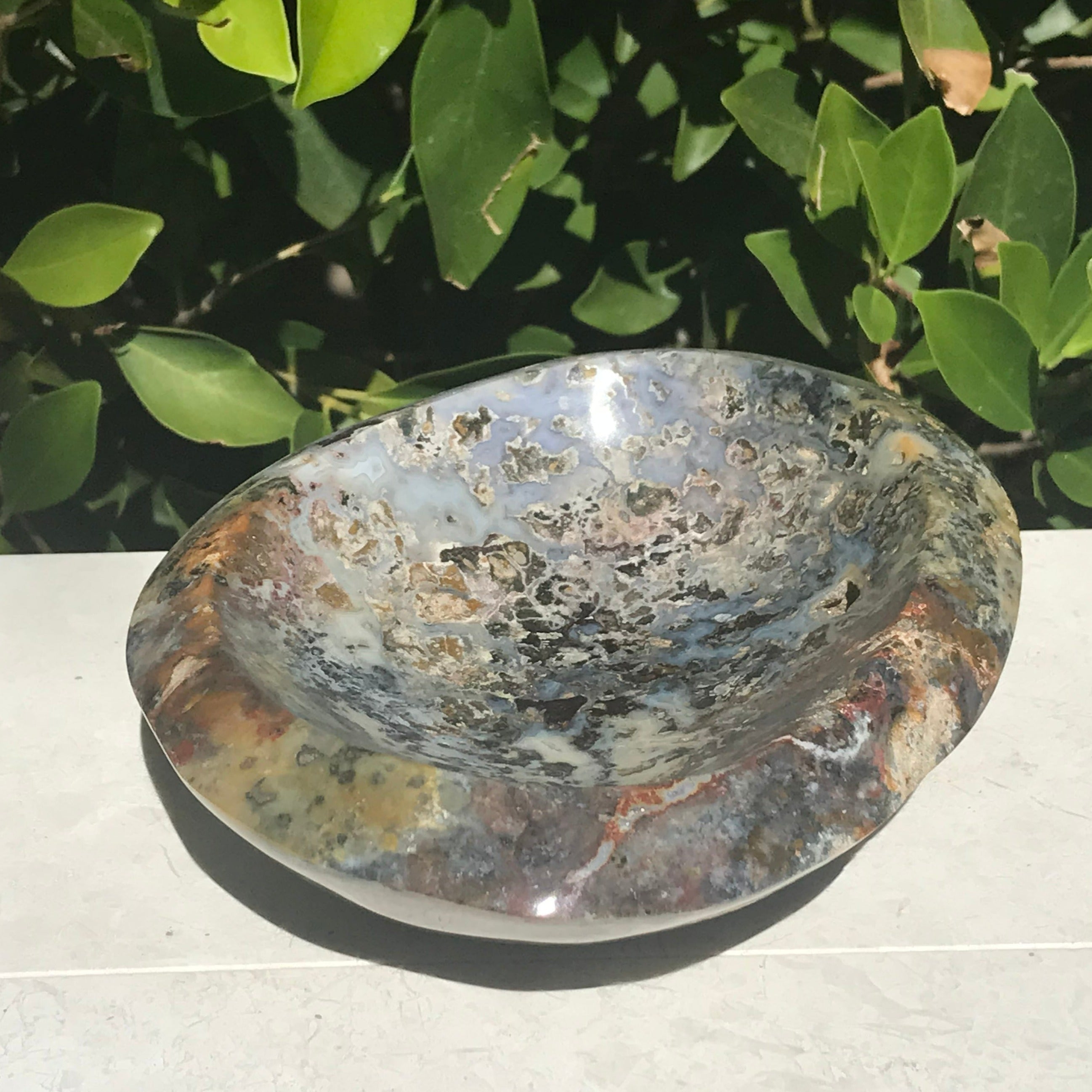 Prismatic Ocean Jasper Bowl