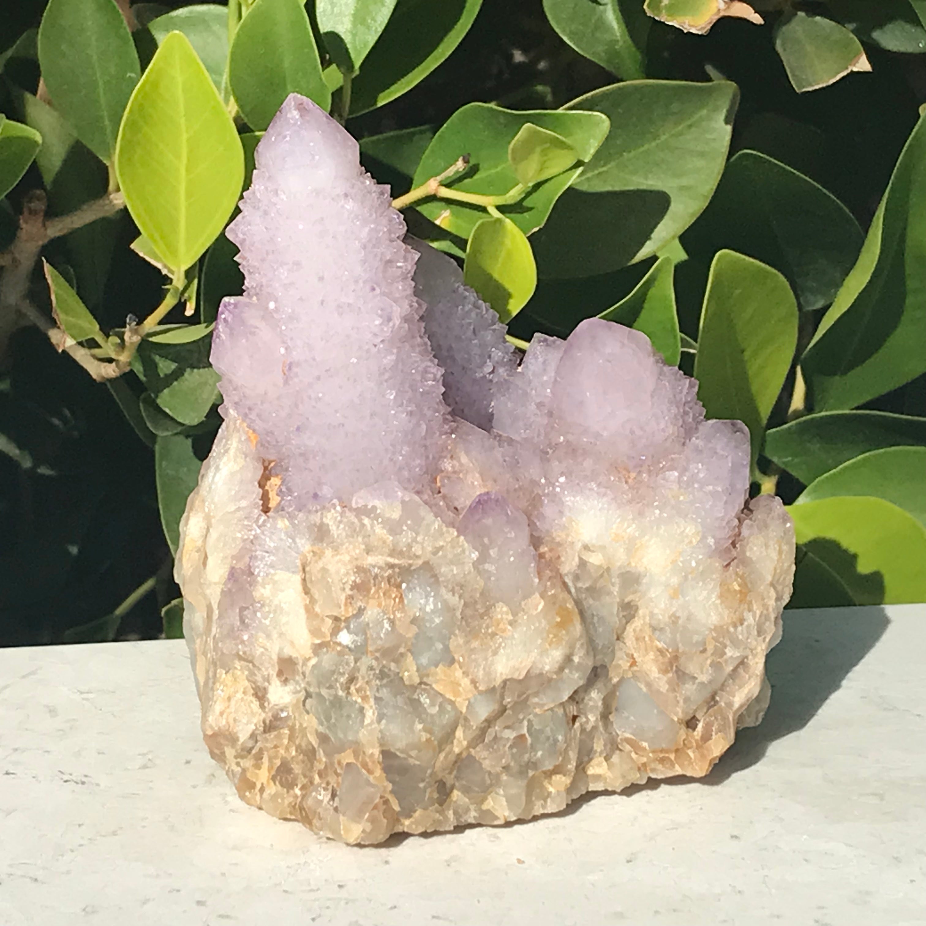 Lavender Crystal African Spirit Quartz Cluster
