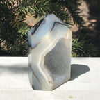 Black Banded Agate Obelisk