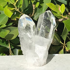 Twin Points Brazilian Crystal Cluster