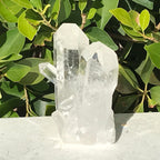 Twin Points Brazilian Crystal Cluster