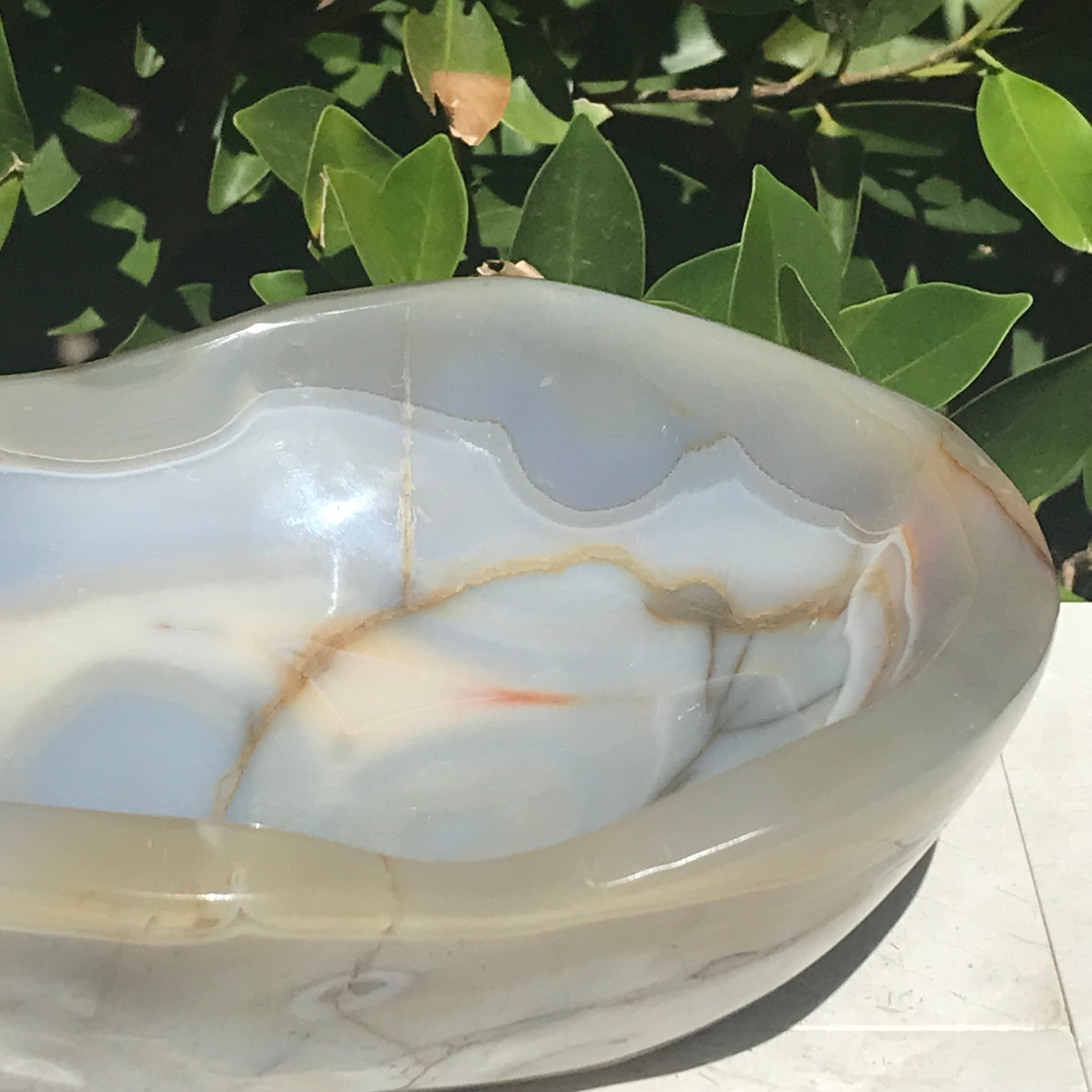 Pastel Banded Agate Bowl