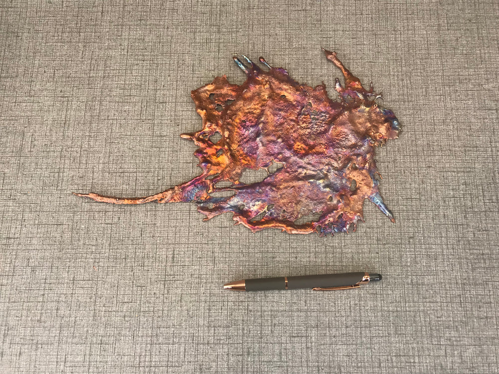 Ripples of Rainbow Copper Splash