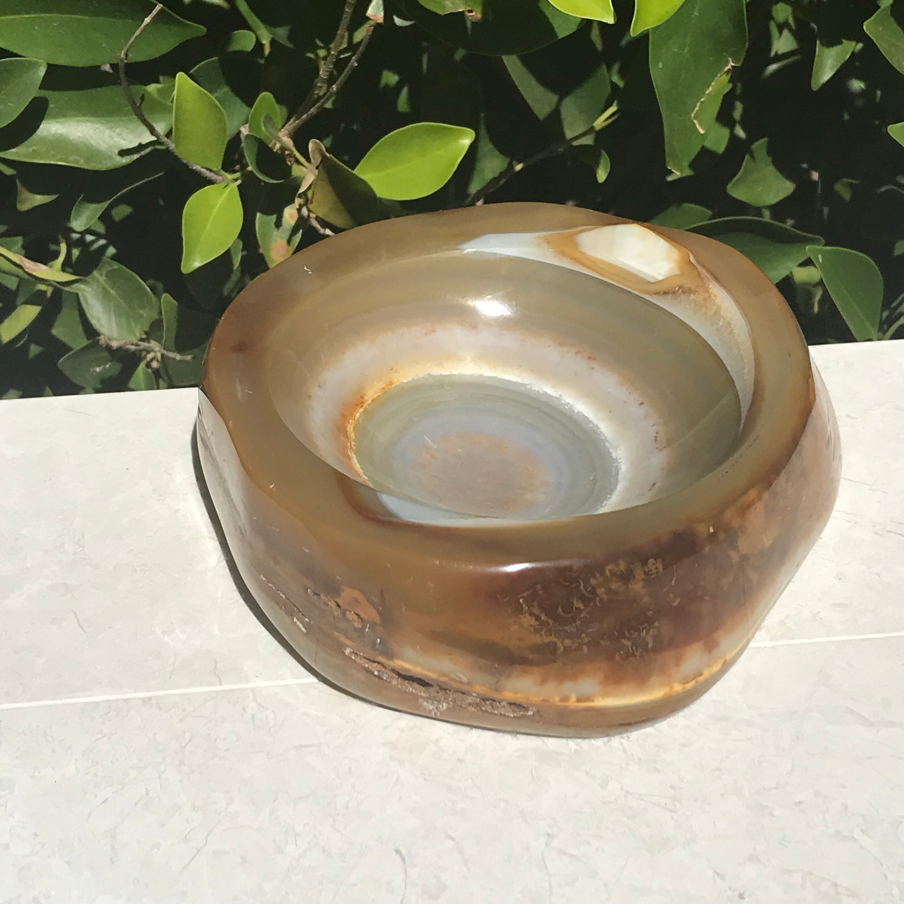 Bull's Eye Agate Bowl