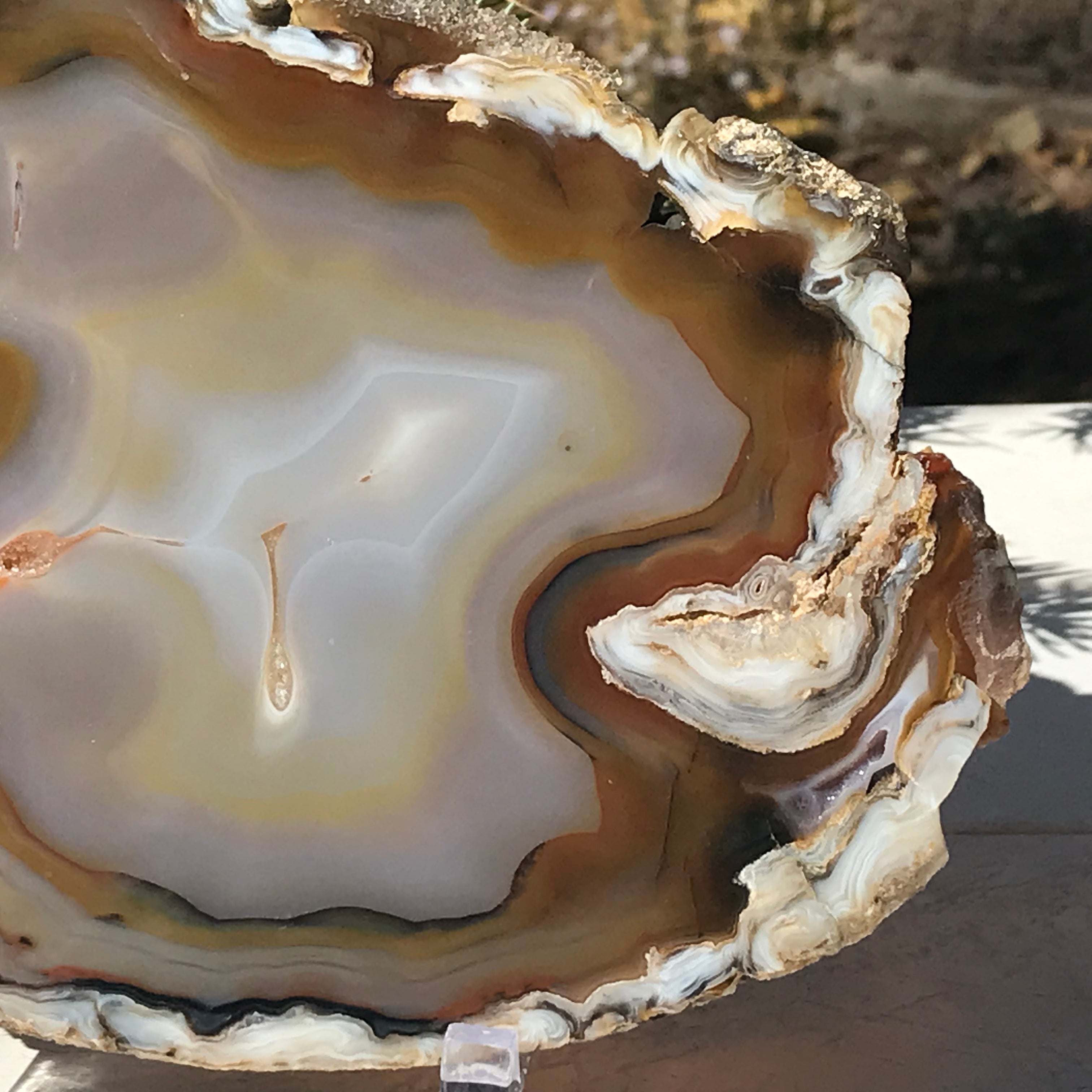 Abstract Agate Slice