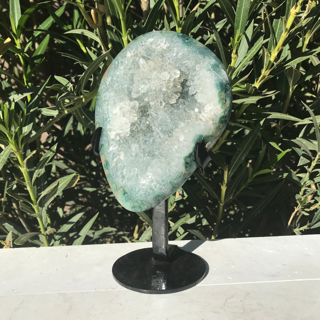 Quartz Crystal filled Agate Geode