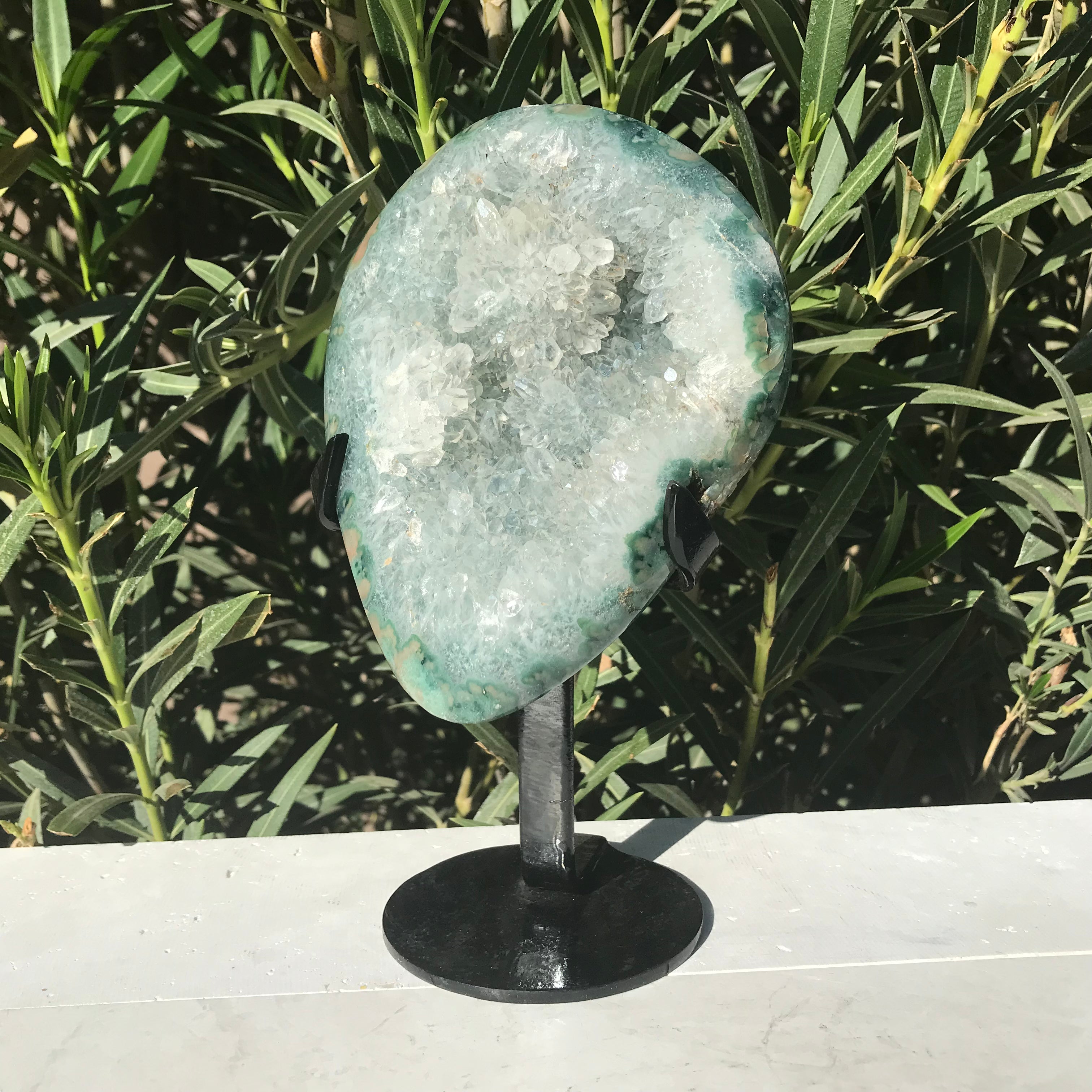 Quartz Crystal filled Agate Geode