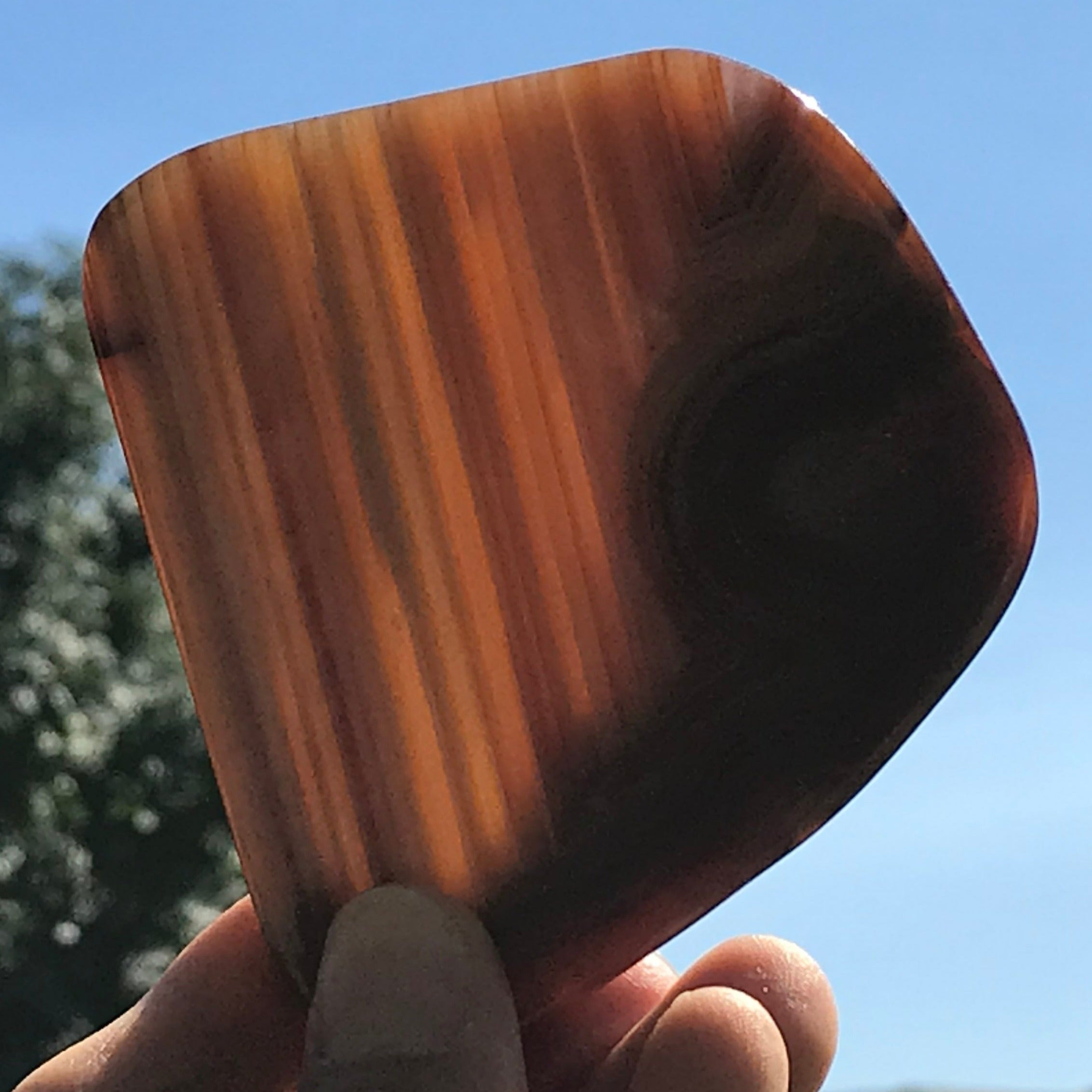 Striated Brazilian Agate Slice