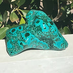Hues of Turquoise and Green Malachite/Chrysocolla Nodule