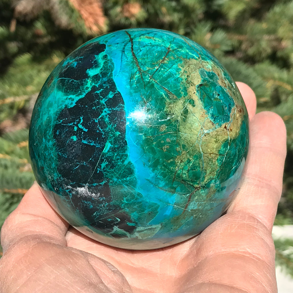 Malachite/Chrysocolla Sphere