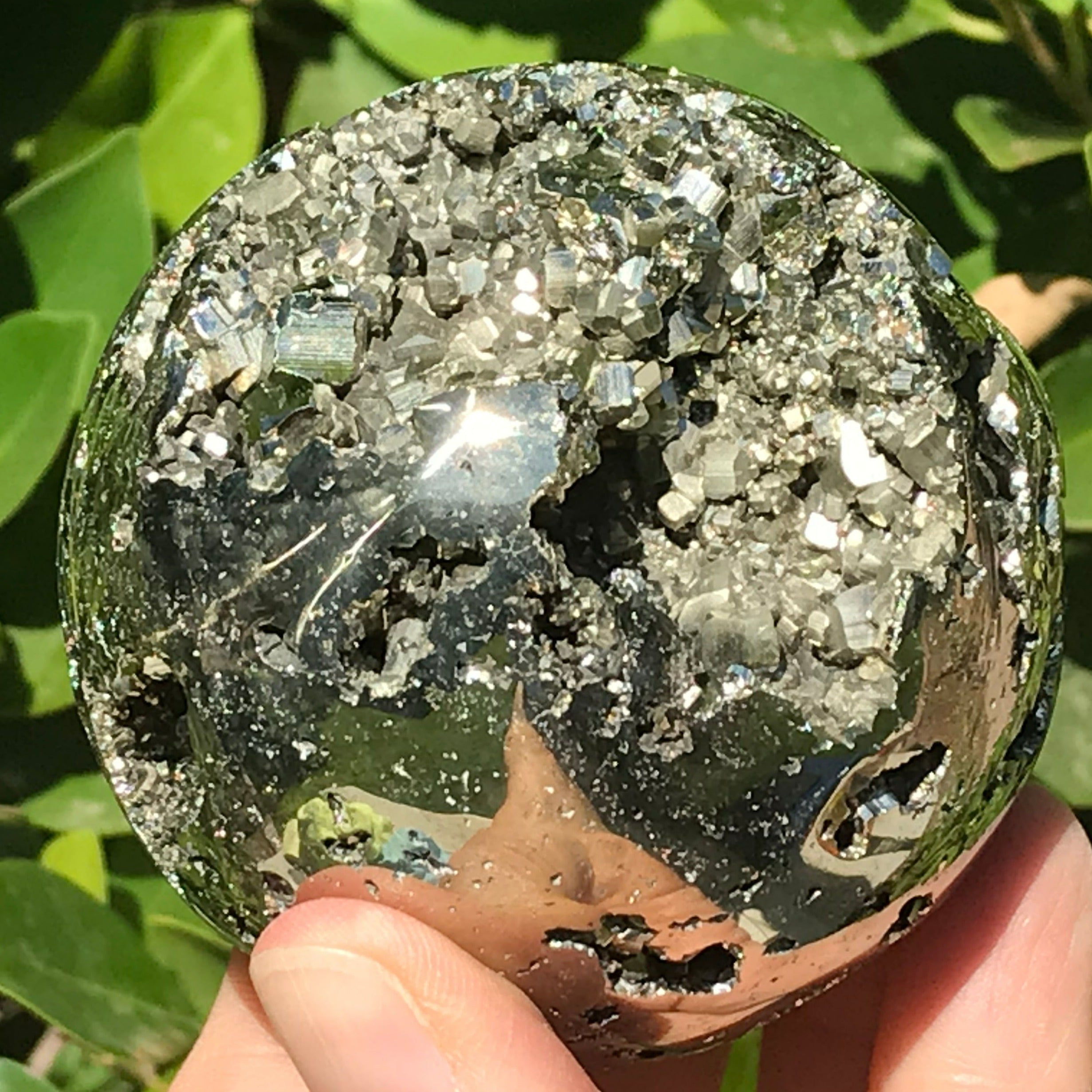 Shiny Peruvian Pyrite Sphere