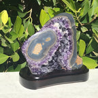 Blue Agate Eyed Amethyst Freeform