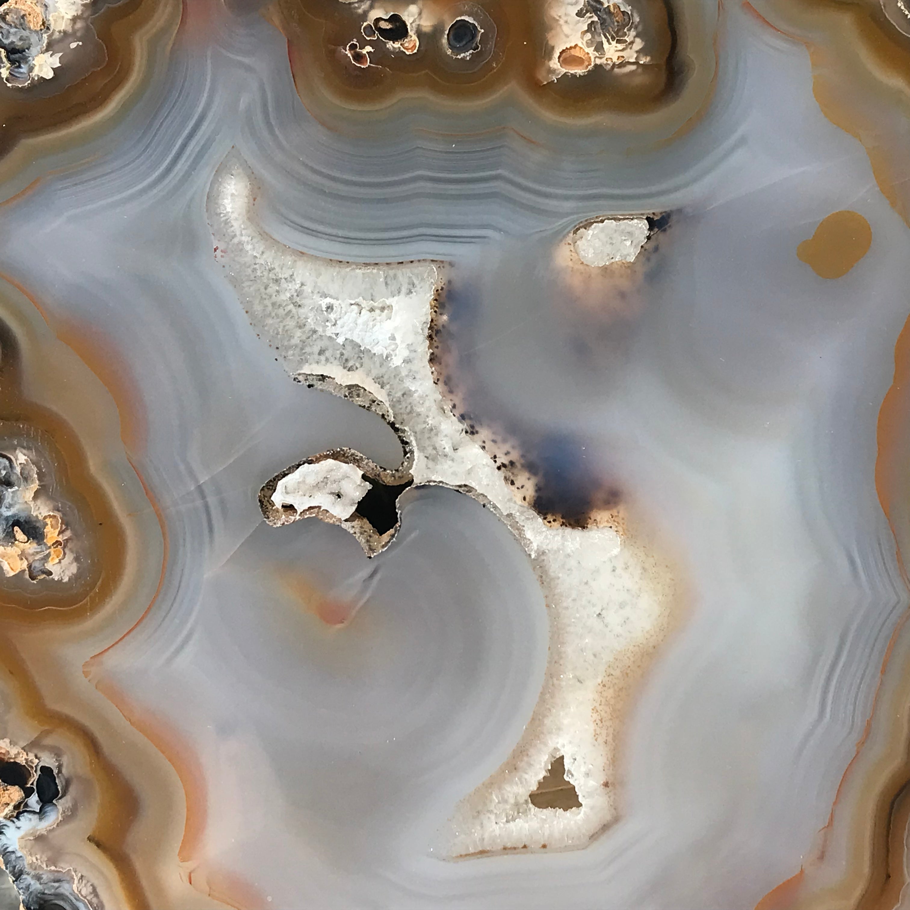 Radiant Brazilian Agate Slice