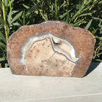 Lavender Banded Dugway Geode