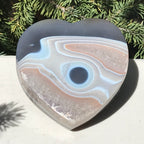 Single Eyed Agate Heart