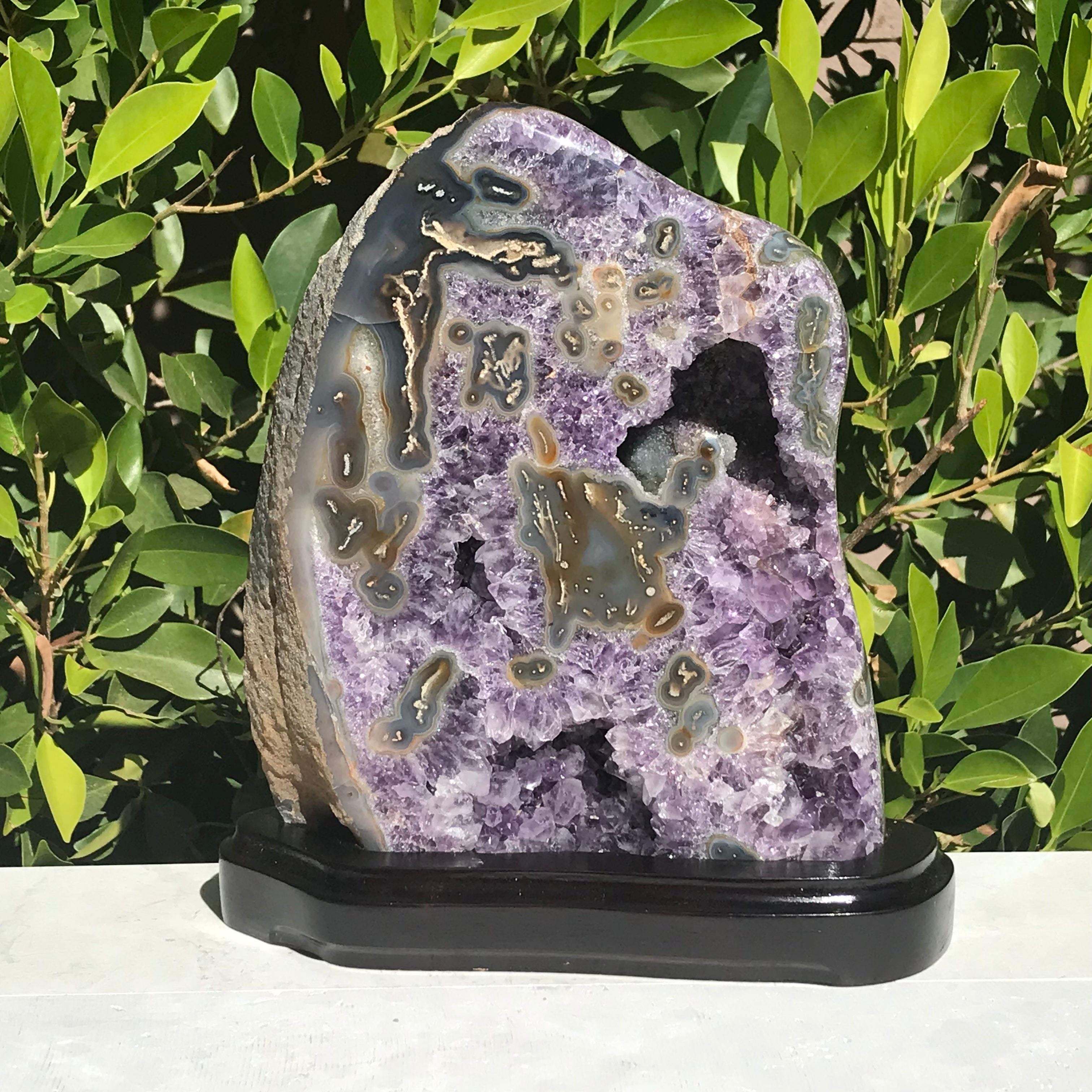 Polished Uruguayan Amethyst Freeform