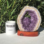 Translucent Amethyst and Agate Slab