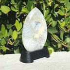 Glistening Yellow Agate/Quartz Flame