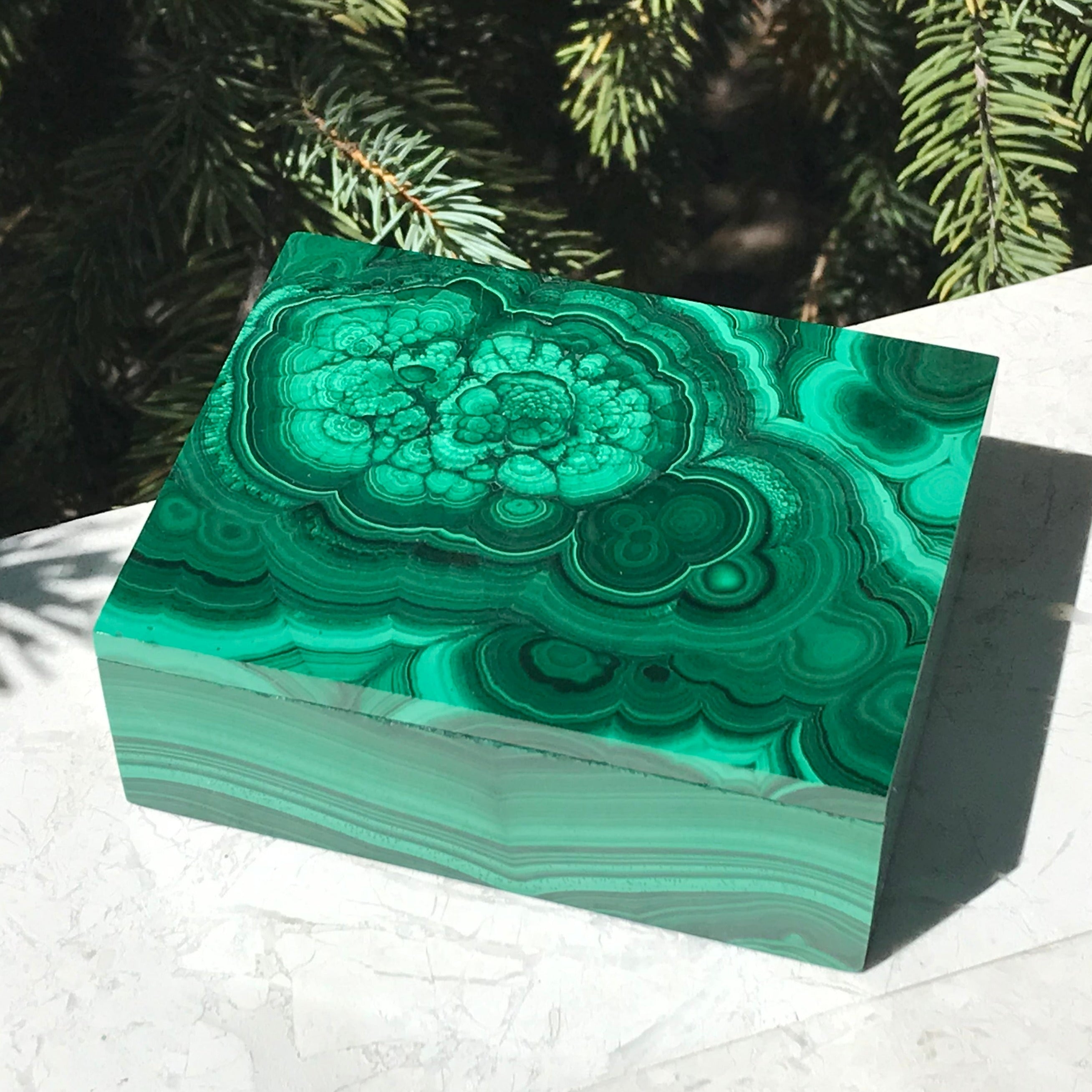 Malachite Jewelry Box