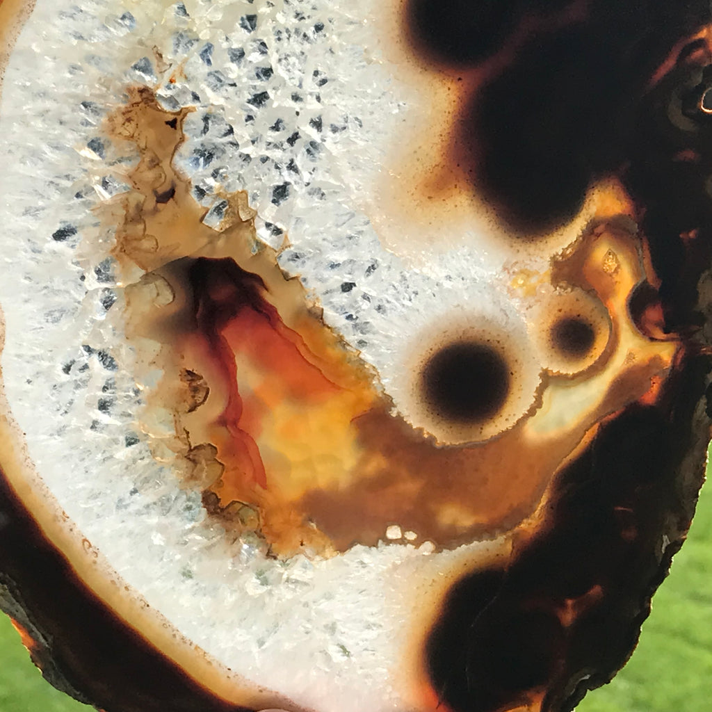 Hues of a Rainbow Agate Slice