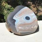Single Eyed Agate Heart