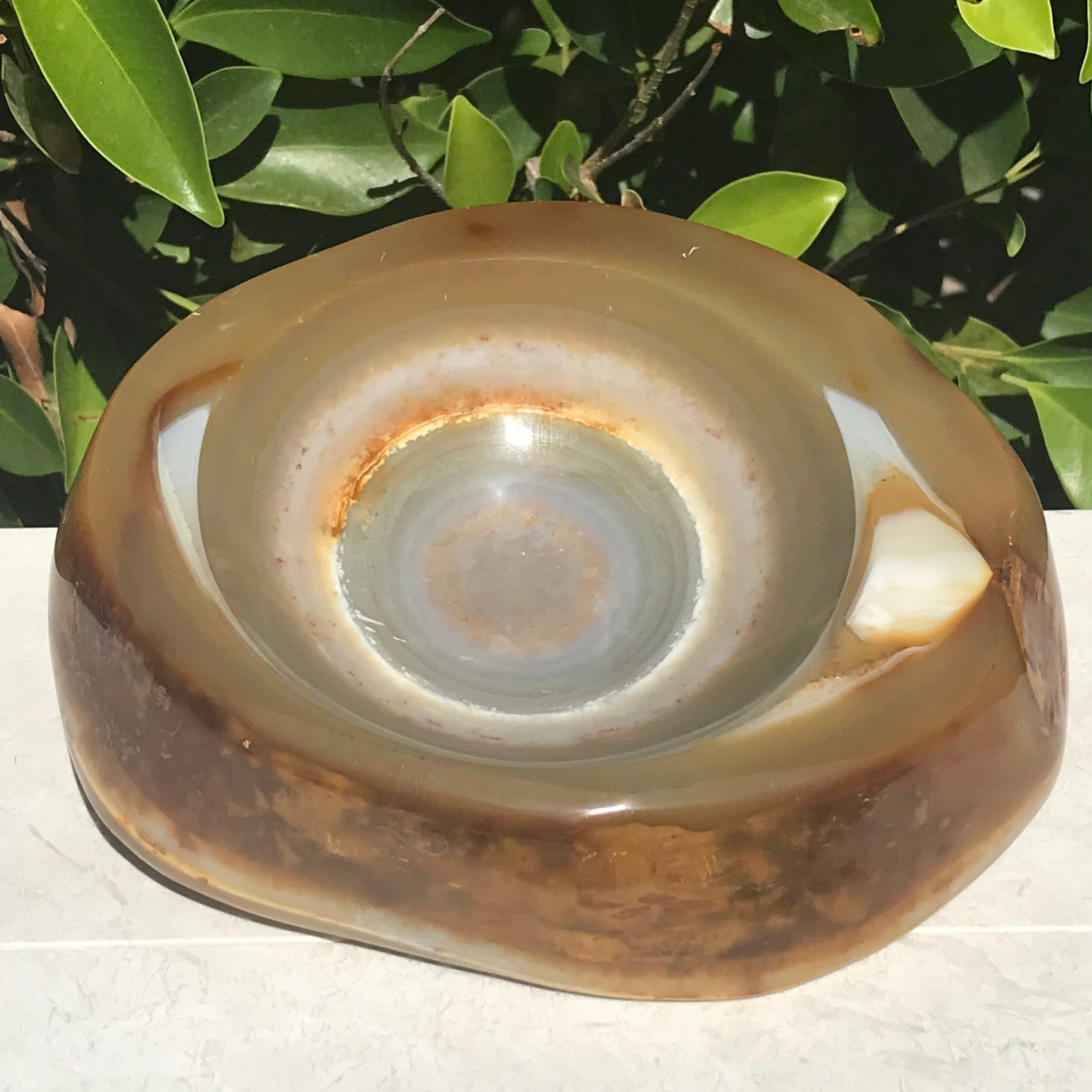 Bull's Eye Agate Bowl