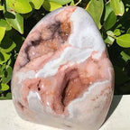 Polished Rose Amethyst Geode Nodule