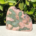 Geode Topped Rose Jasper Nodule