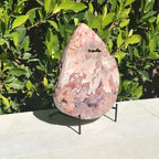 Teardrop Shaped Rose Amethyst Freeform
