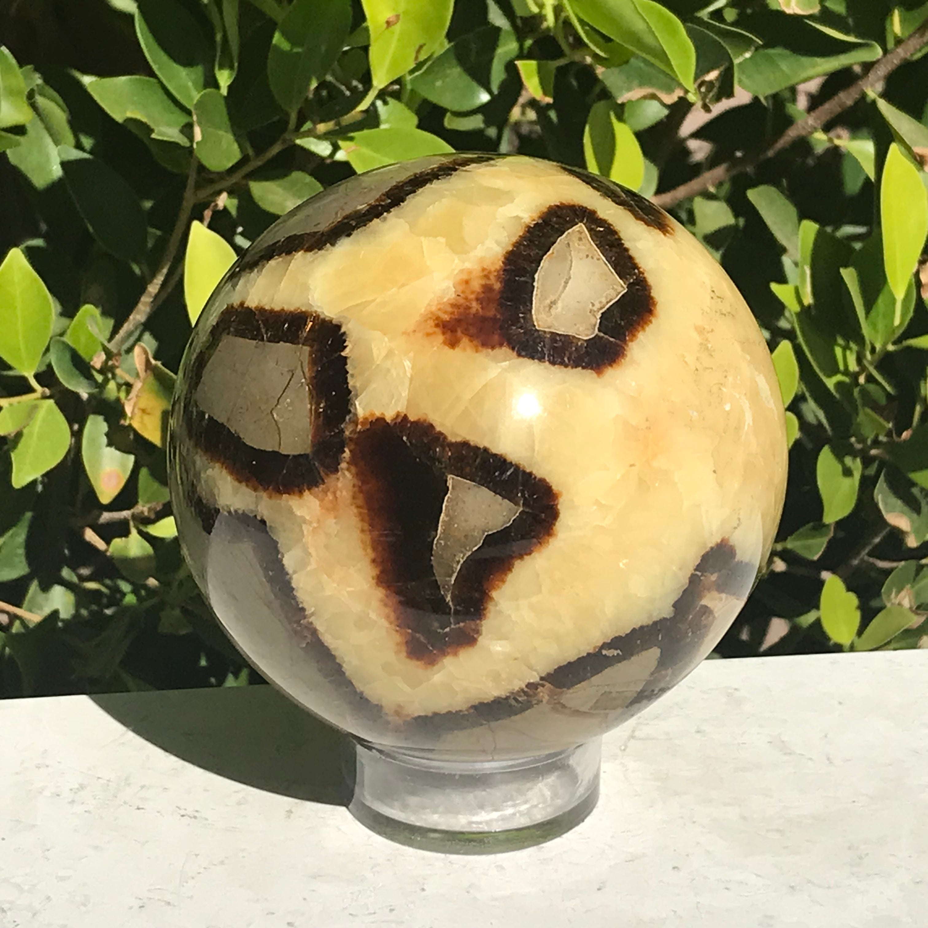 Substantial Septarian Sphere