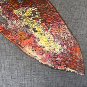 Flaming Rainbow Copper Splash Decor