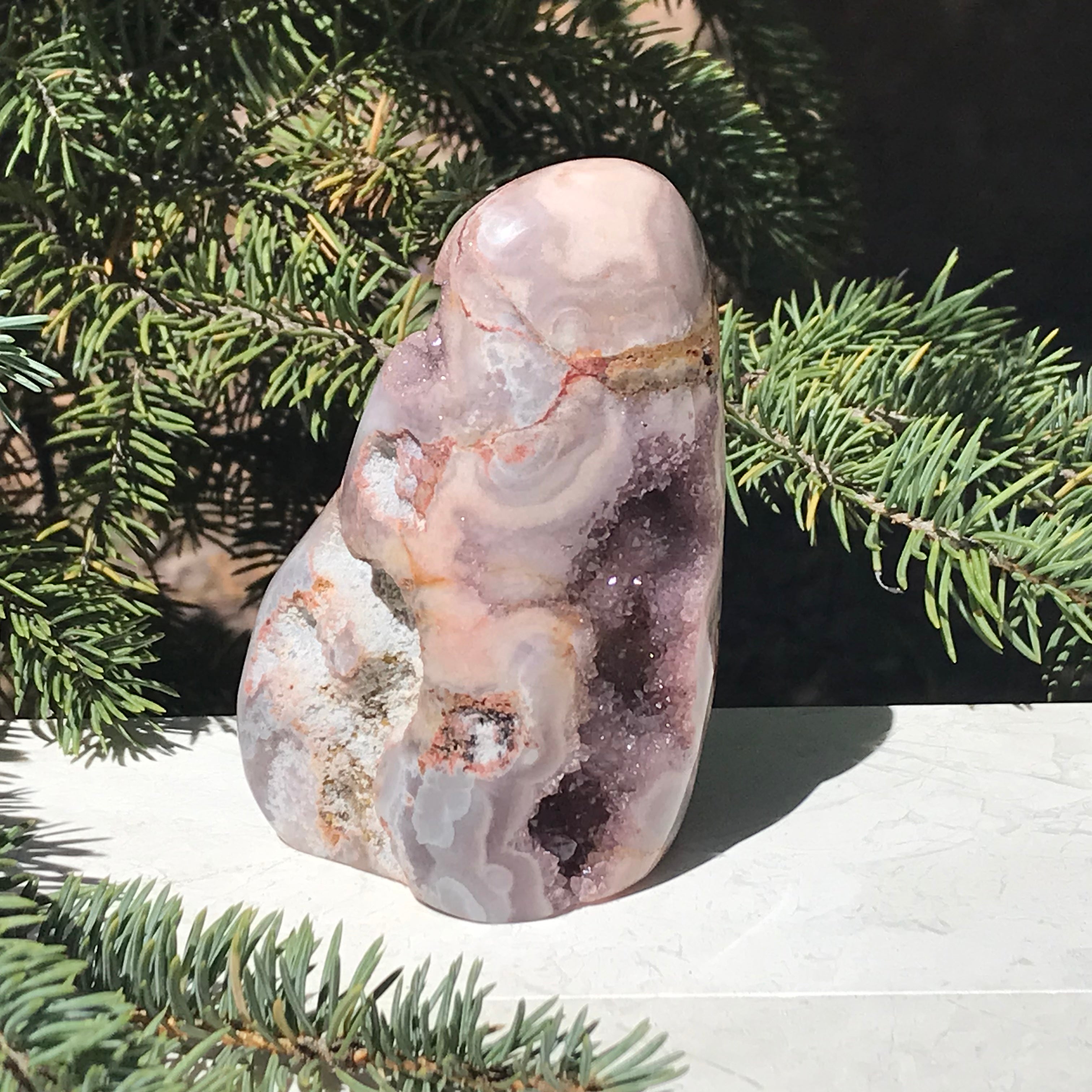 Rose Amethyst Nodule