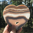 Waterline Agate Heart