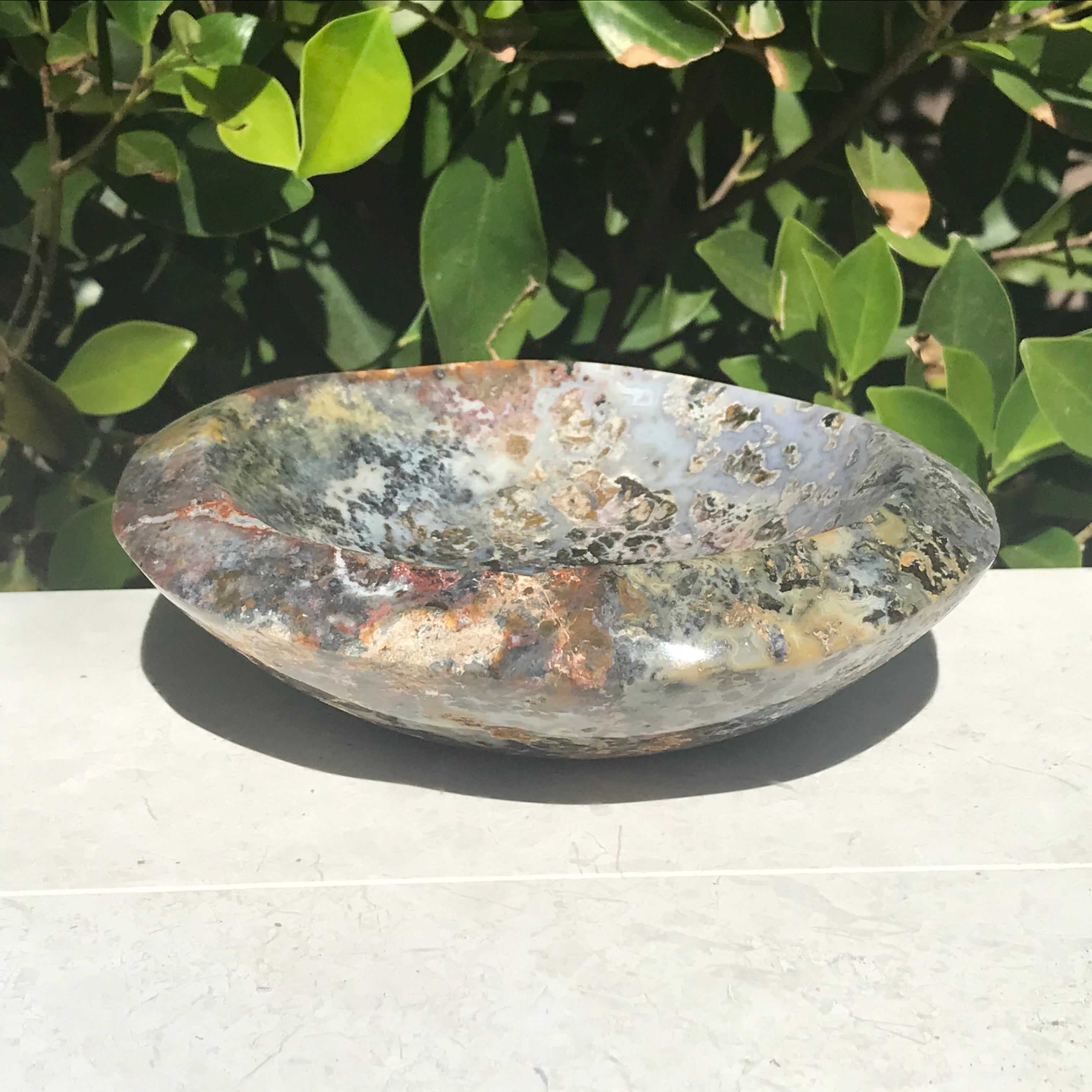 Prismatic Ocean Jasper Bowl