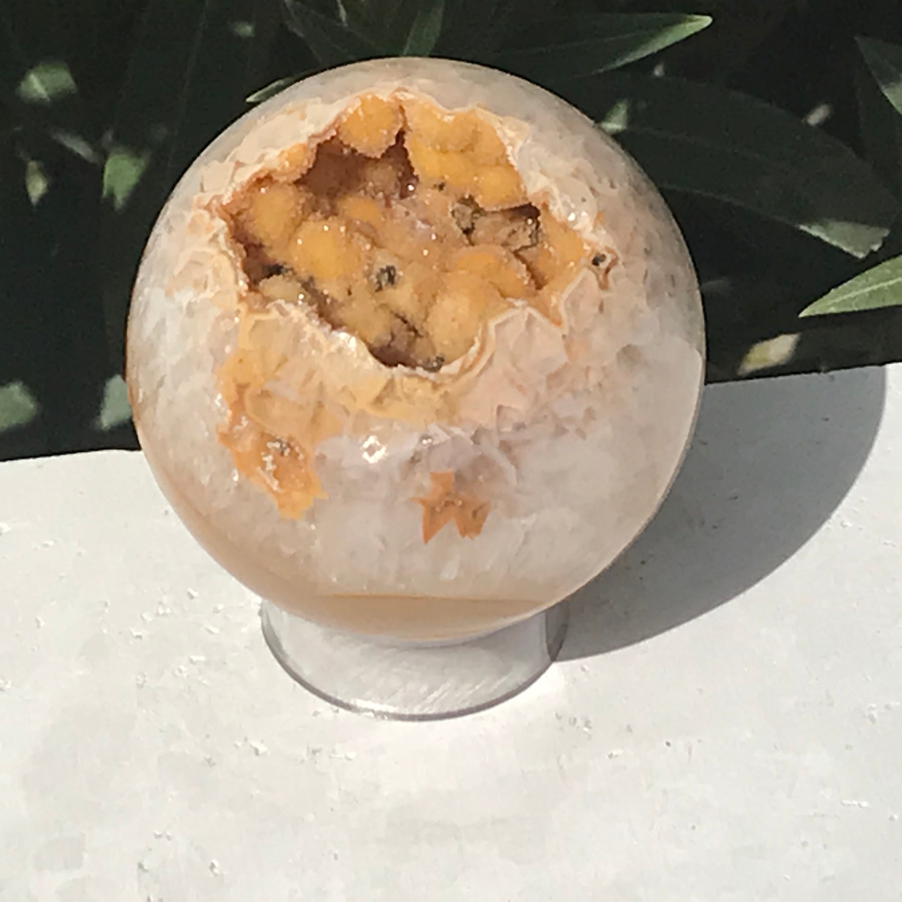 Yellow Agate Sphere