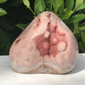 Glittery Rose Jasper Geode