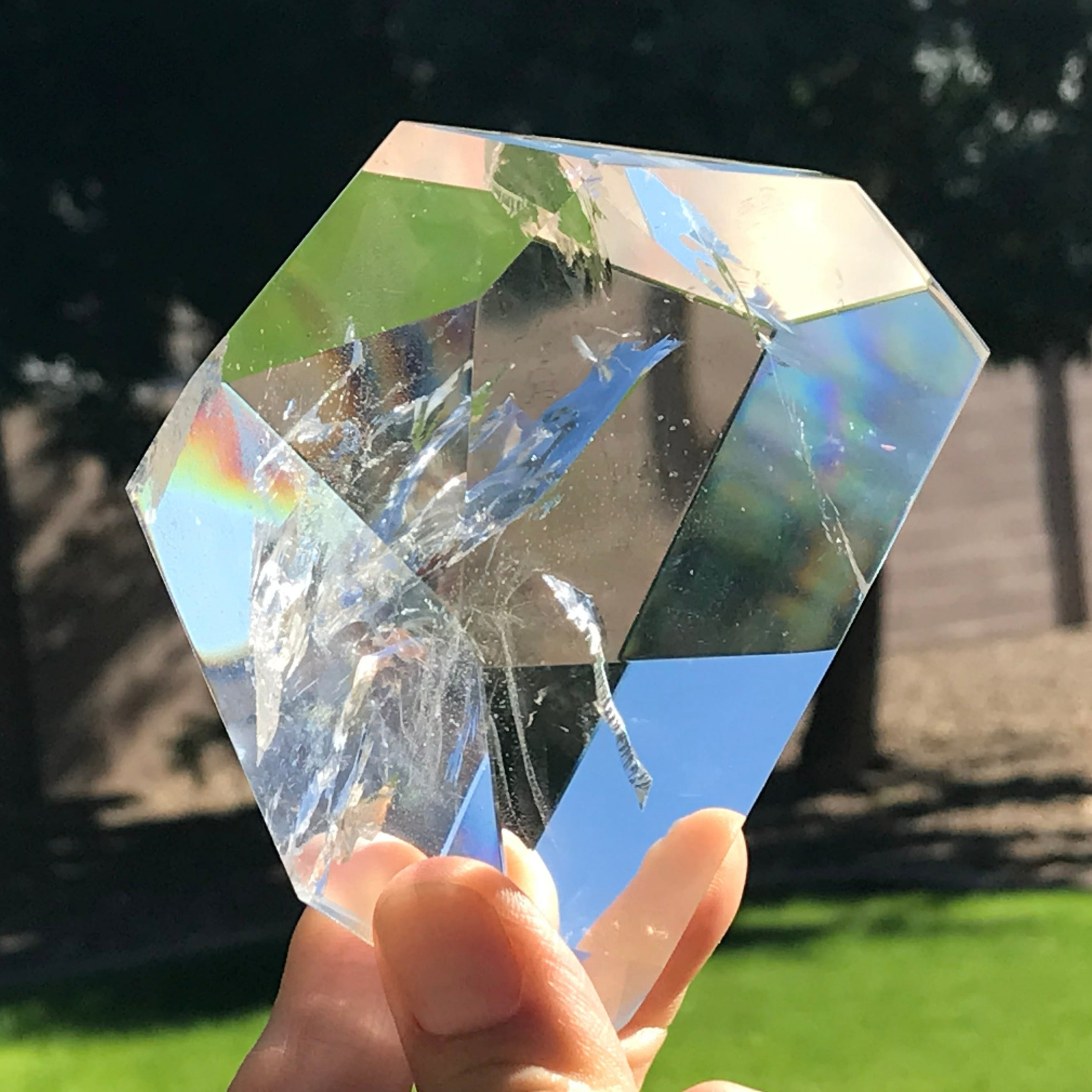 Pristine Abstract Shaped Crystal Freeform