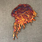 Flashy Rainbow Splash Copper Decor