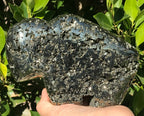 Impressive Pyrite Buffalo Sculpture