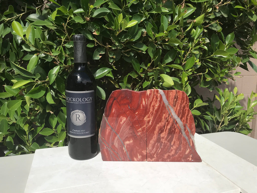 Australian Red Jasper Bookends